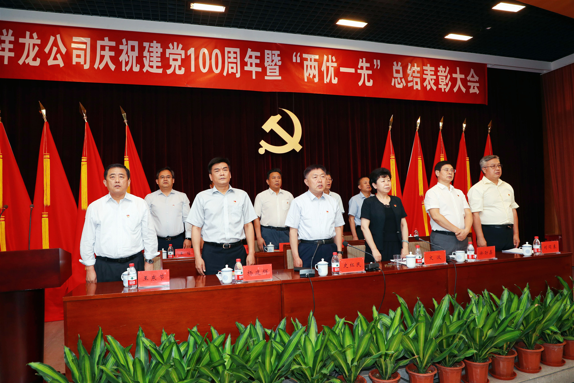 祥龙公司召开庆祝建党100周年暨 “两优一先”总结表彰大会