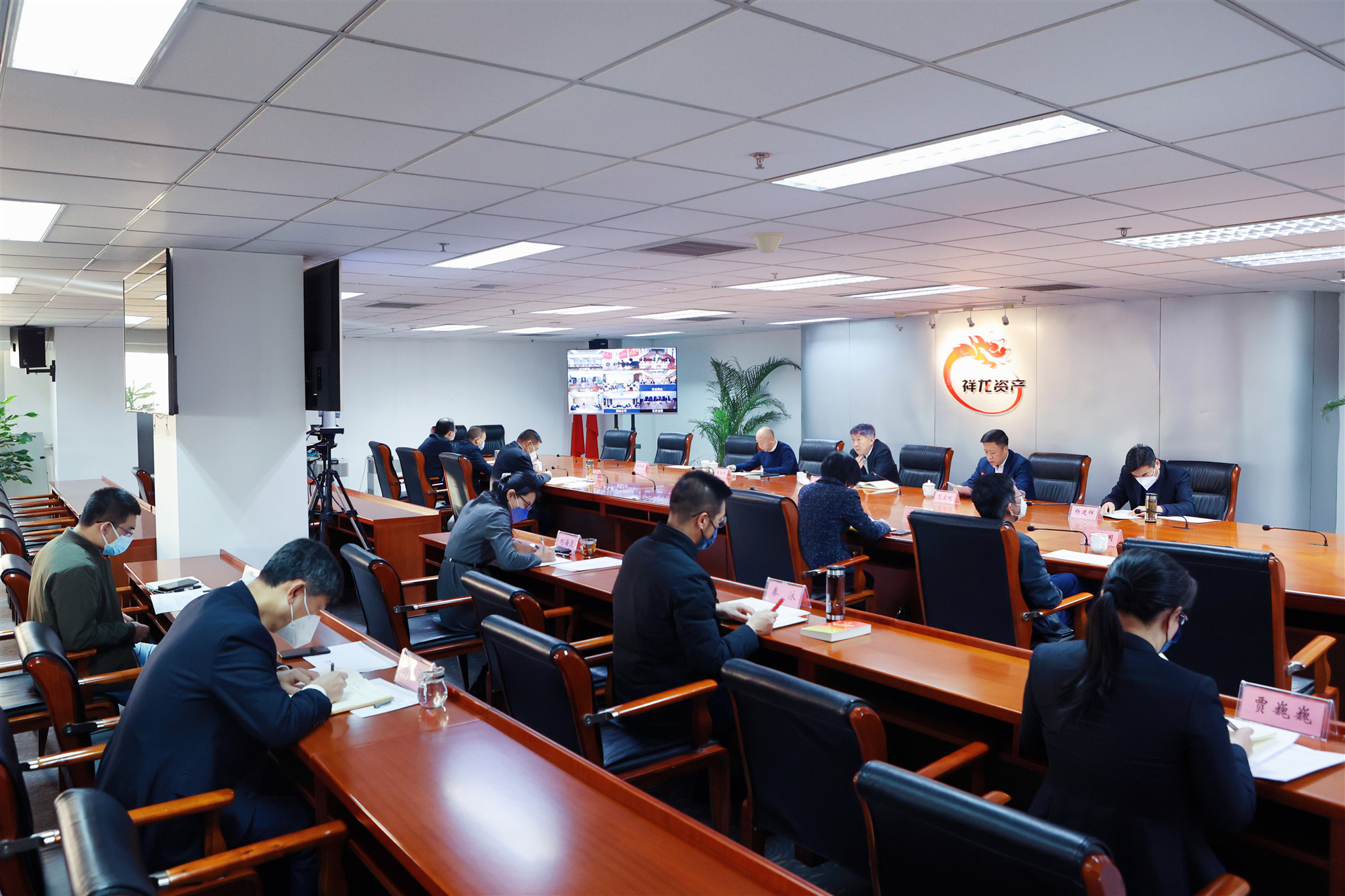 祥龙公司党委召开2022年度二级单位党组织书记现场述职评议会