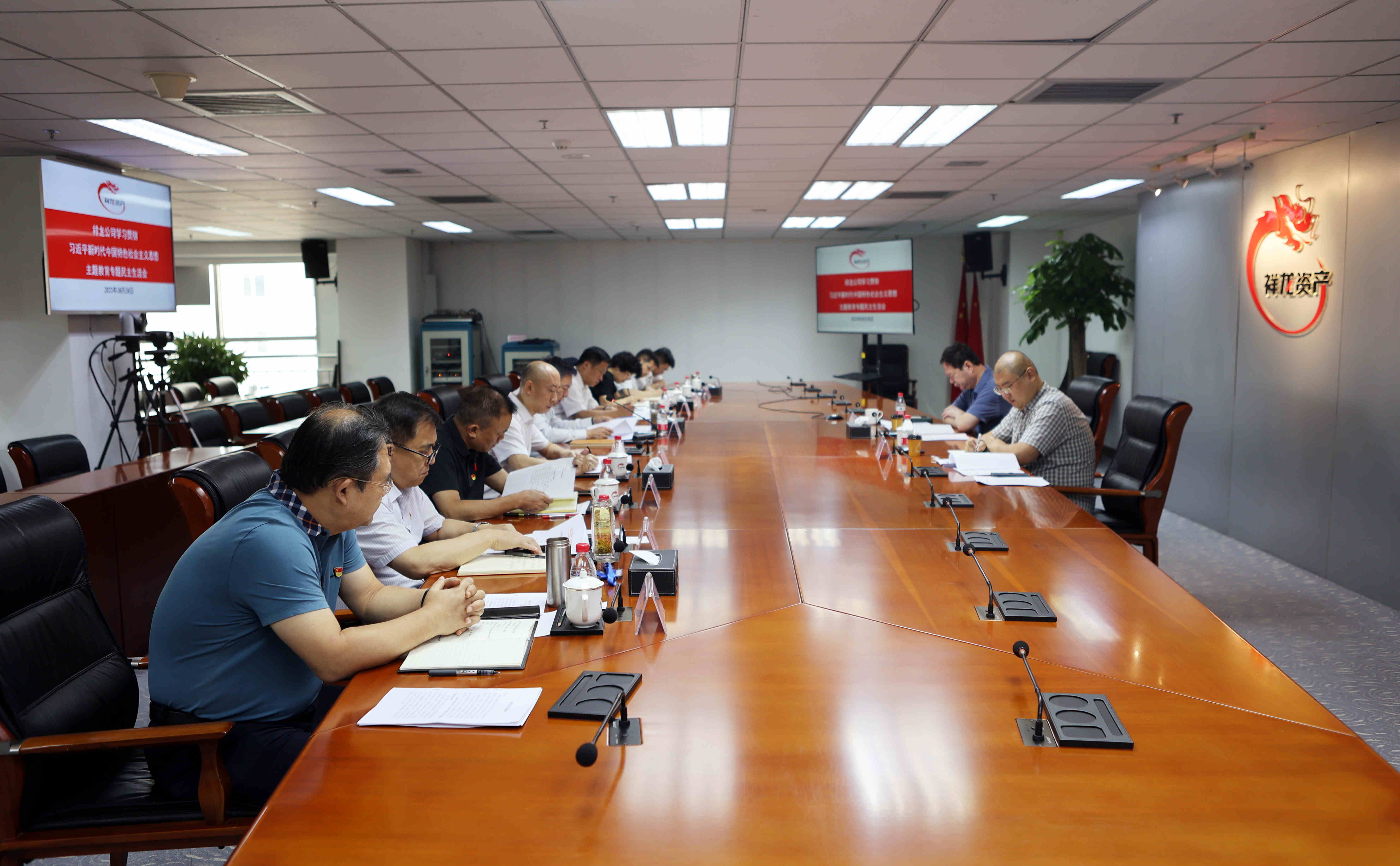 祥龙公司党委召开学习贯彻习近平新时代中国特色社会主义思想主题教育专题民主生活会