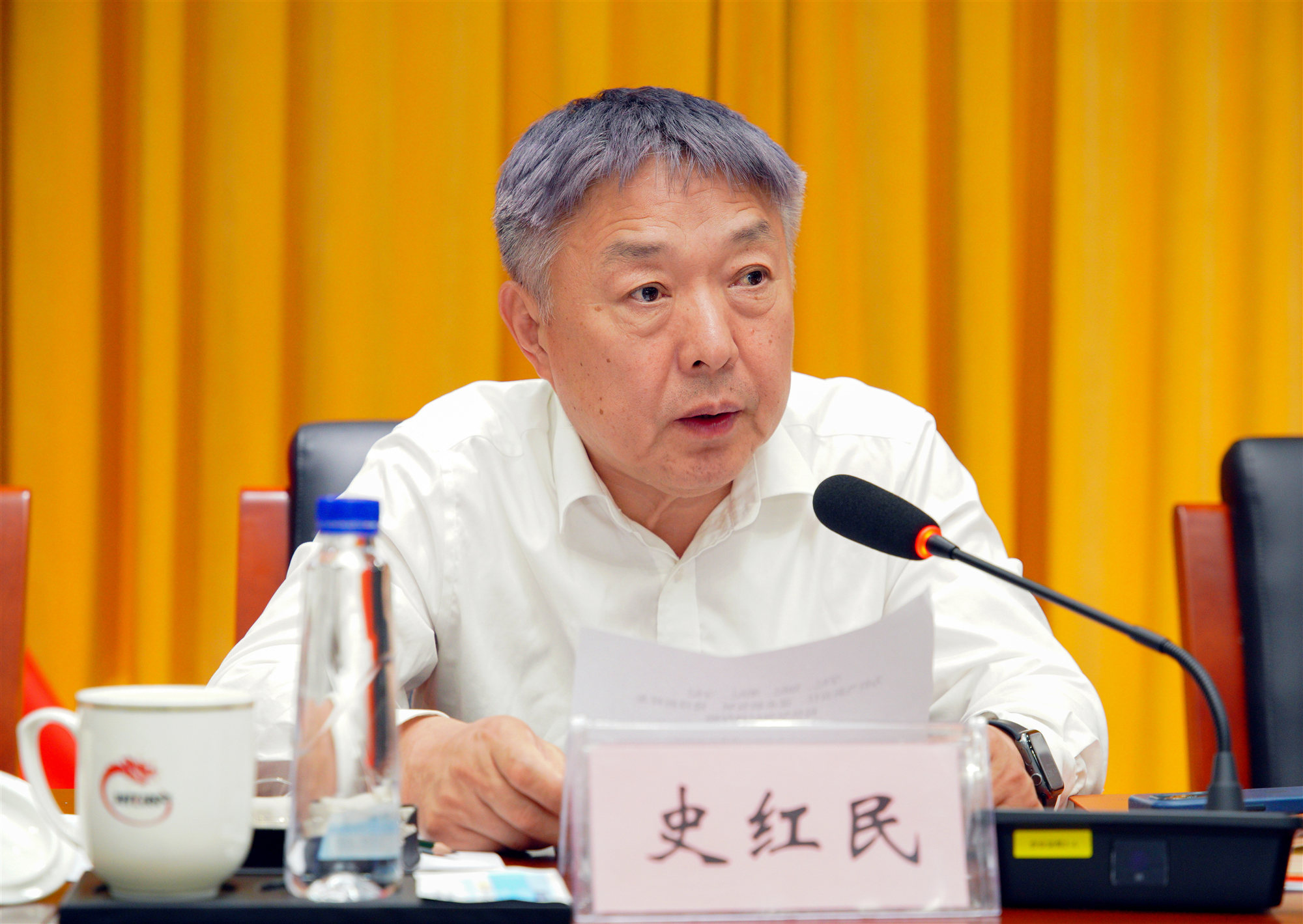 祥龙公司党委书记、董事长史红民讲授党纪学习教育专题党课